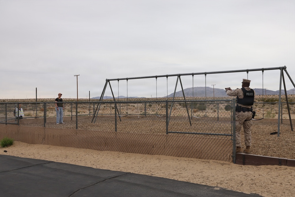 Sailor sharpens skills during active shooter drill at MCAGCC Twentynine Palms