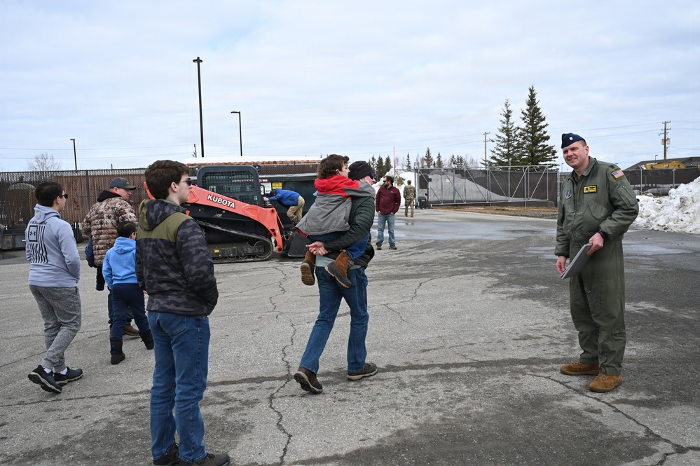 168th Wing hosts tour for Trail Life USA
