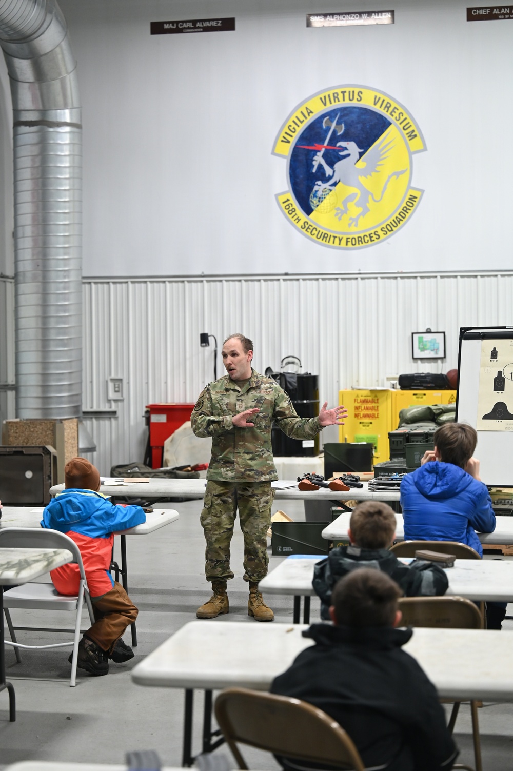 168th Wing hosts tour for Trail Life USA