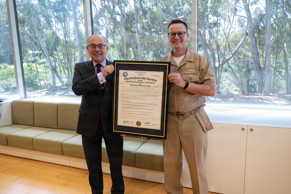 NSWC Corona signs Education Partnership Agreement with University of California San Diego