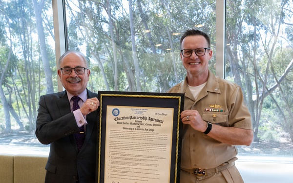 NSWC Corona signs Education Partnership Agreement with University of California San Diego