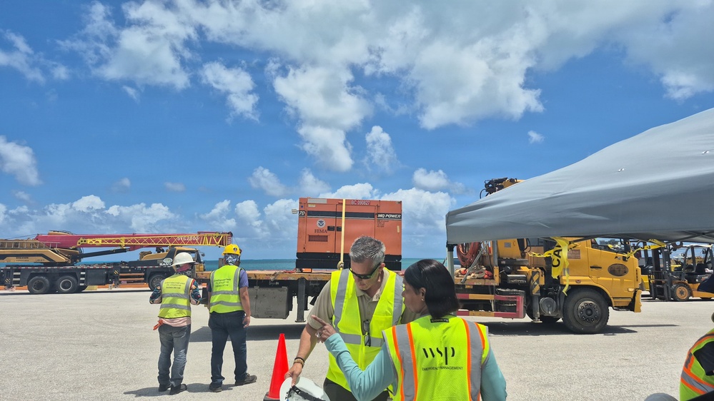 USACE continues support to Saipan in the Wake of Super Typhoon Sinlaku