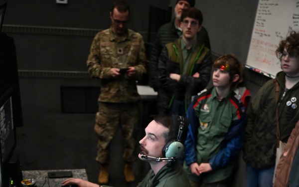 168th Wing hosts tour for Trail Life USA