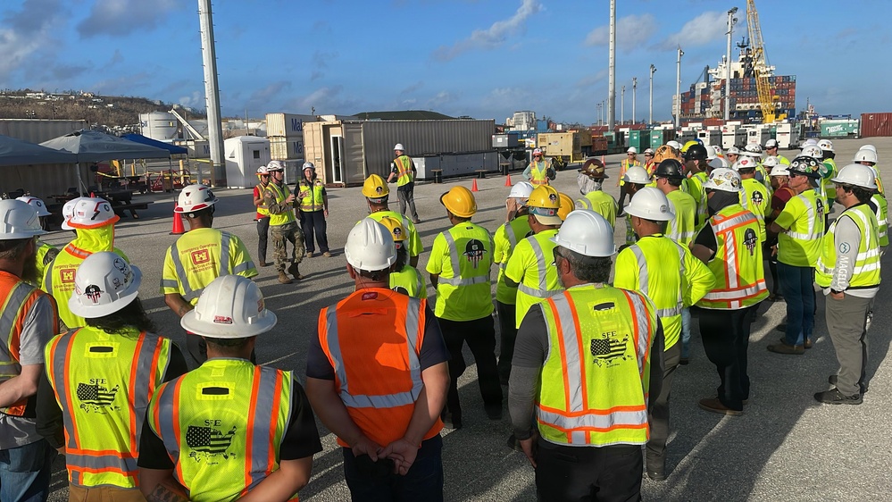 USACE continues support to Saipan in the Wake of Super Typhoon Sinlaku