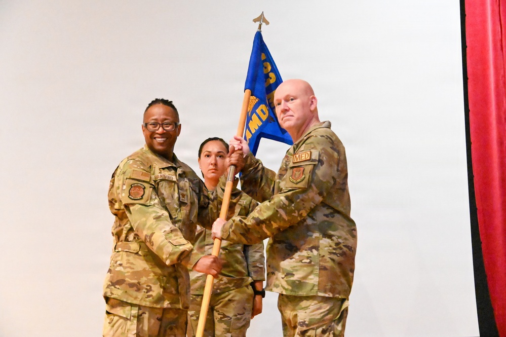Col. Taylor Assumes Command of the 433rd Aerospace Medicine Squadron “You’re What Matters”