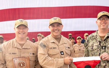 ARCO Awarded COMSUBPAC Battle “E”