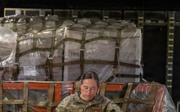 15th Wing, joint partners mobilize relief supplies after Typhoon Sinlaku