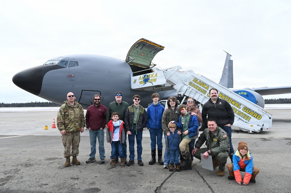 168th Wing hosts tour for Trail Life USA