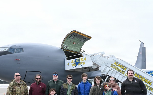 168th Wing hosts tour for Trail Life USA