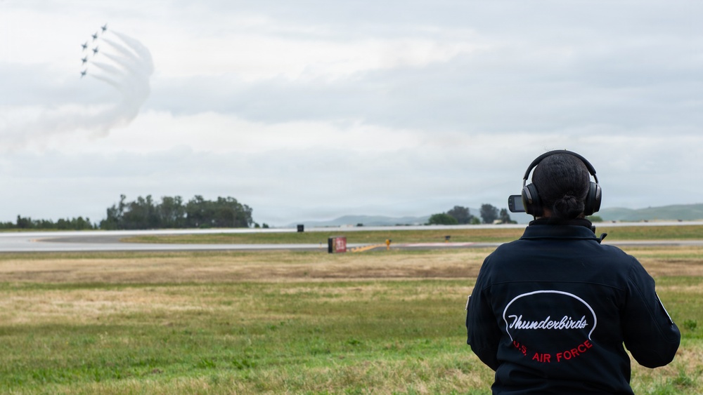 Travis conducts Wings Over Solano air show and open house