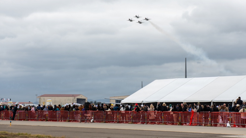Travis conducts Wings Over Solano air show and open house