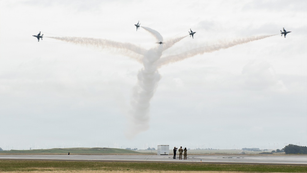 Travis conducts Wings Over Solano air show and open house