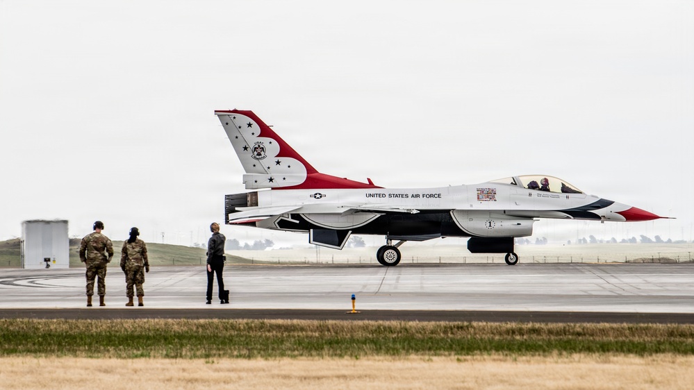Travis conducts Wings Over Solano air show and open house