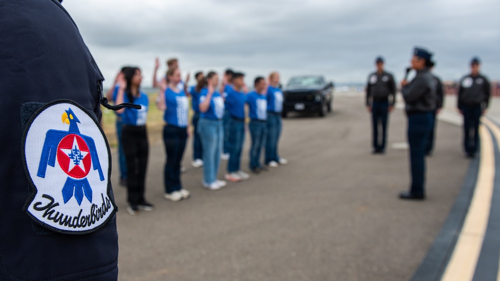 Travis conducts Wings Over Solano air show and open house