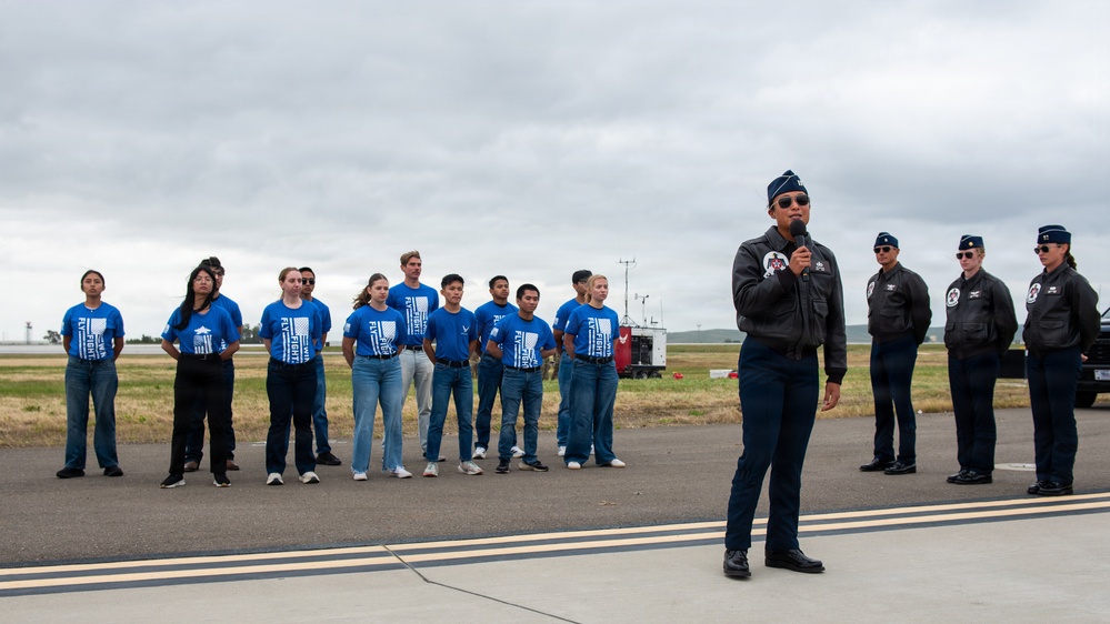Travis conducts Wings Over Solano air show and open house