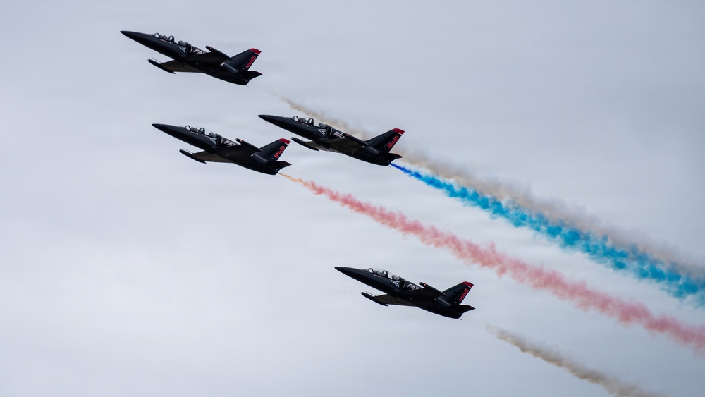 Travis conducts Wings Over Solano air show and open house