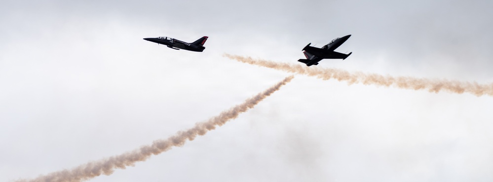 Travis conducts Wings Over Solano air show and open house