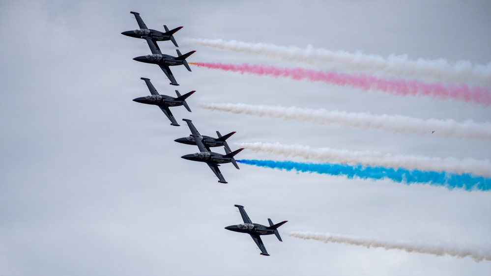 Travis conducts Wings Over Solano air show and open house