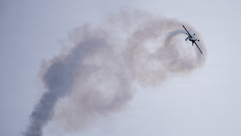 Travis conducts Wings Over Solano air show and open house