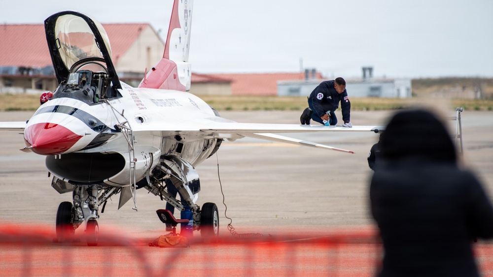 Travis conducts Wings Over Solano air show and open house
