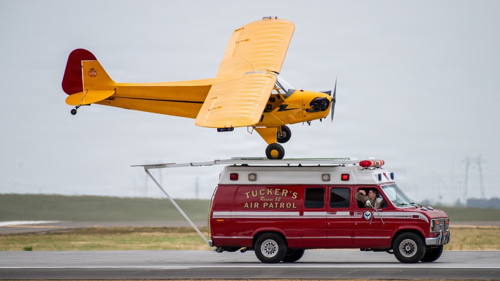 Travis conducts Wings Over Solano air show and open house