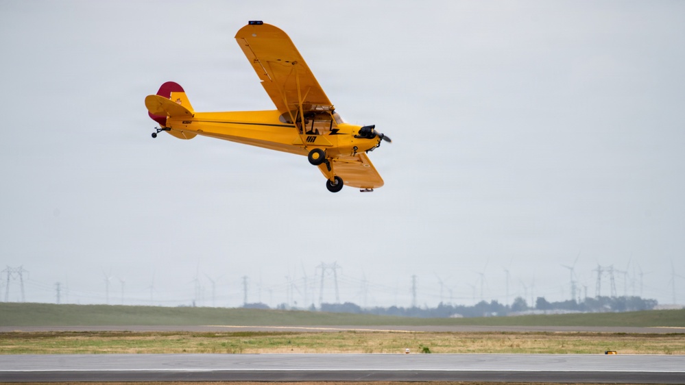 Travis conducts Wings Over Solano air show and open house