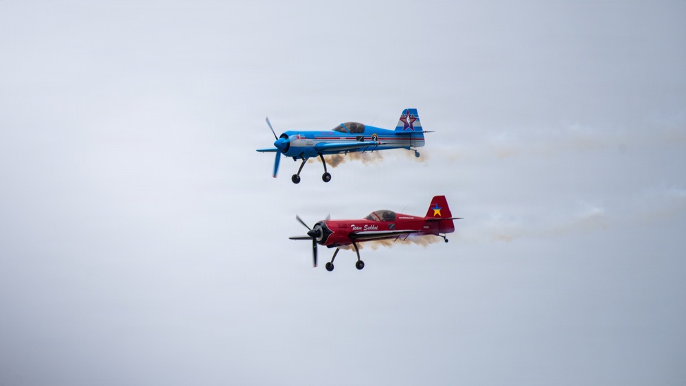 Travis conducts Wings Over Solano air show and open house