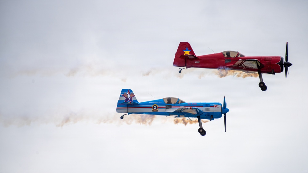 Travis conducts Wings Over Solano air show and open house