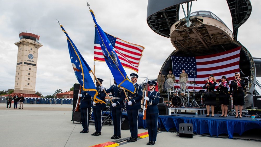 Travis conducts Wings Over Solano air show and open house