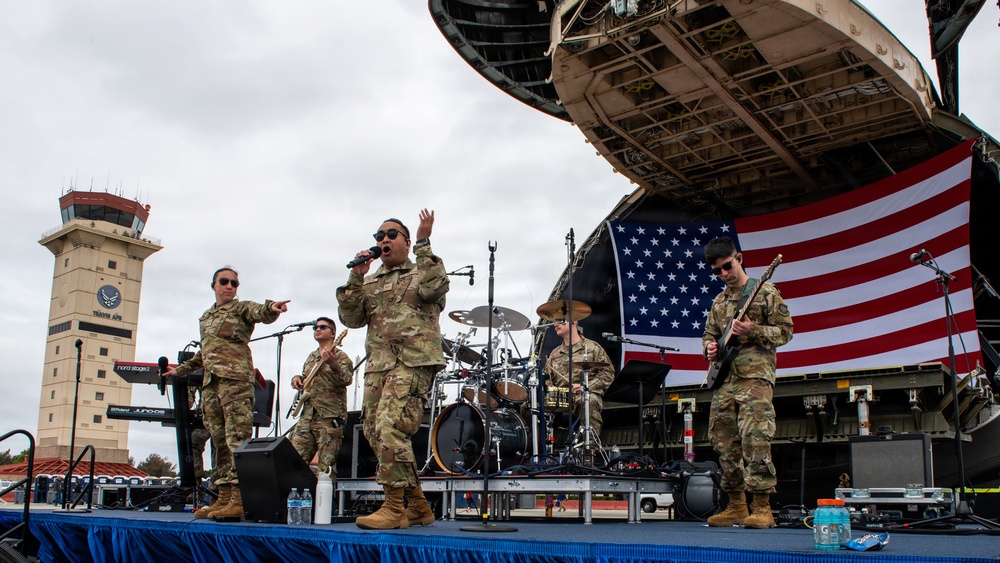 Travis conducts Wings Over Solano air show and open house