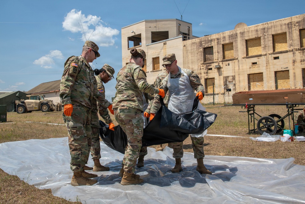 XVIII Airborne Corps Fatality Management Specialists host Unit Recovery Team training