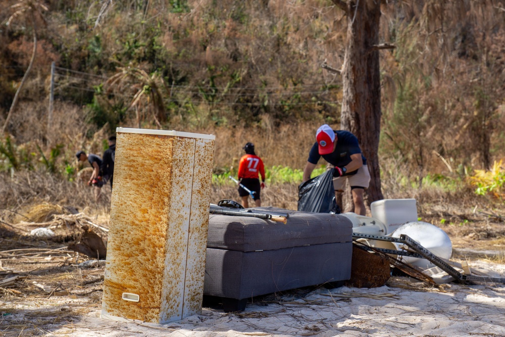 Camp Blaz takes on Tanguisson Beach
