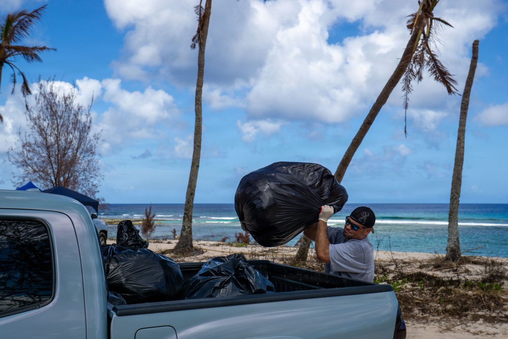 Camp Blaz takes on Tanguisson Beach