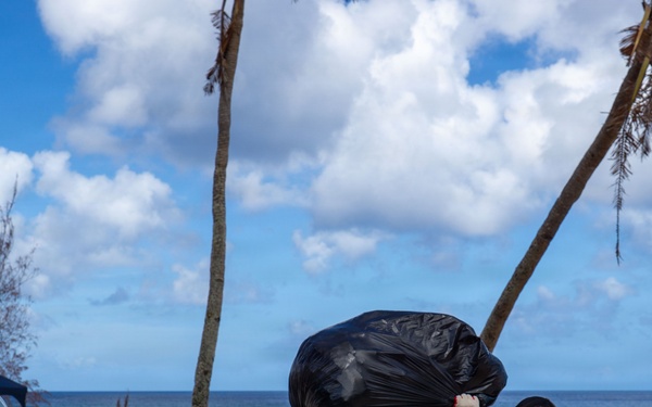 Camp Blaz takes on Tanguisson Beach