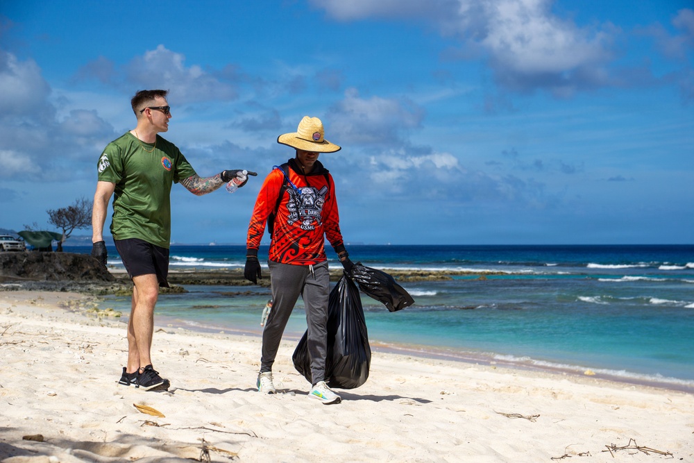 Camp Blaz takes on Tanguisson Beach