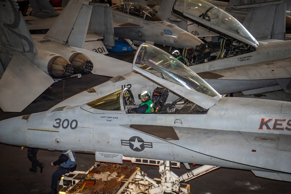 Nimitz Prepares for Flight Operations
