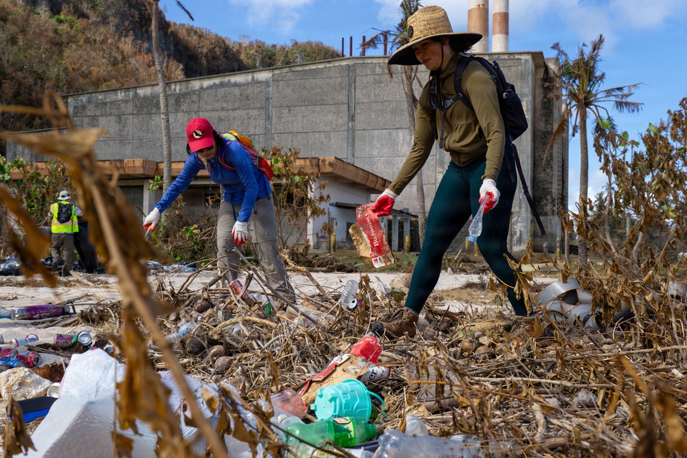Camp Blaz takes on Tanguisson Beach