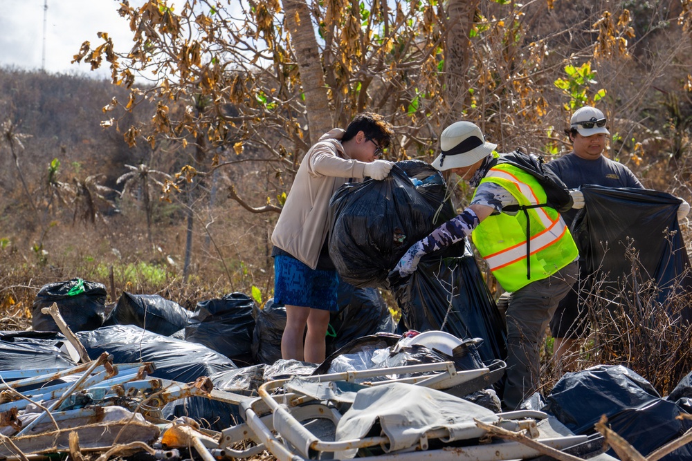 Camp Blaz takes on Tanguisson Beach