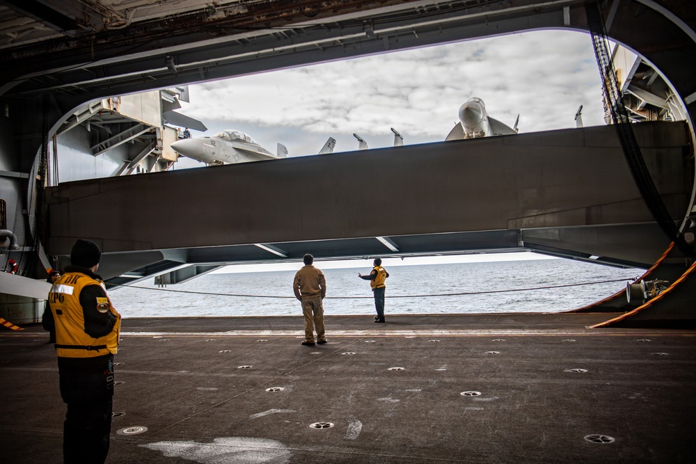 Nimitz Sailors Prepare for Flight Operations
