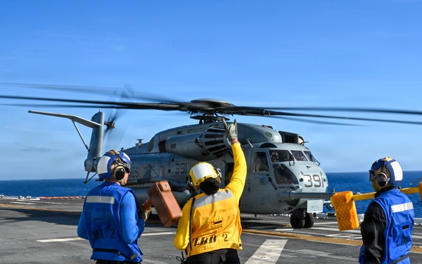 USS Essex Conducts flight Operations