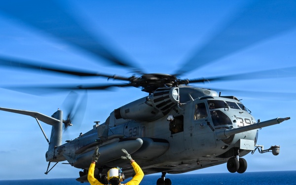 USS Essex Conducts flight Operations
