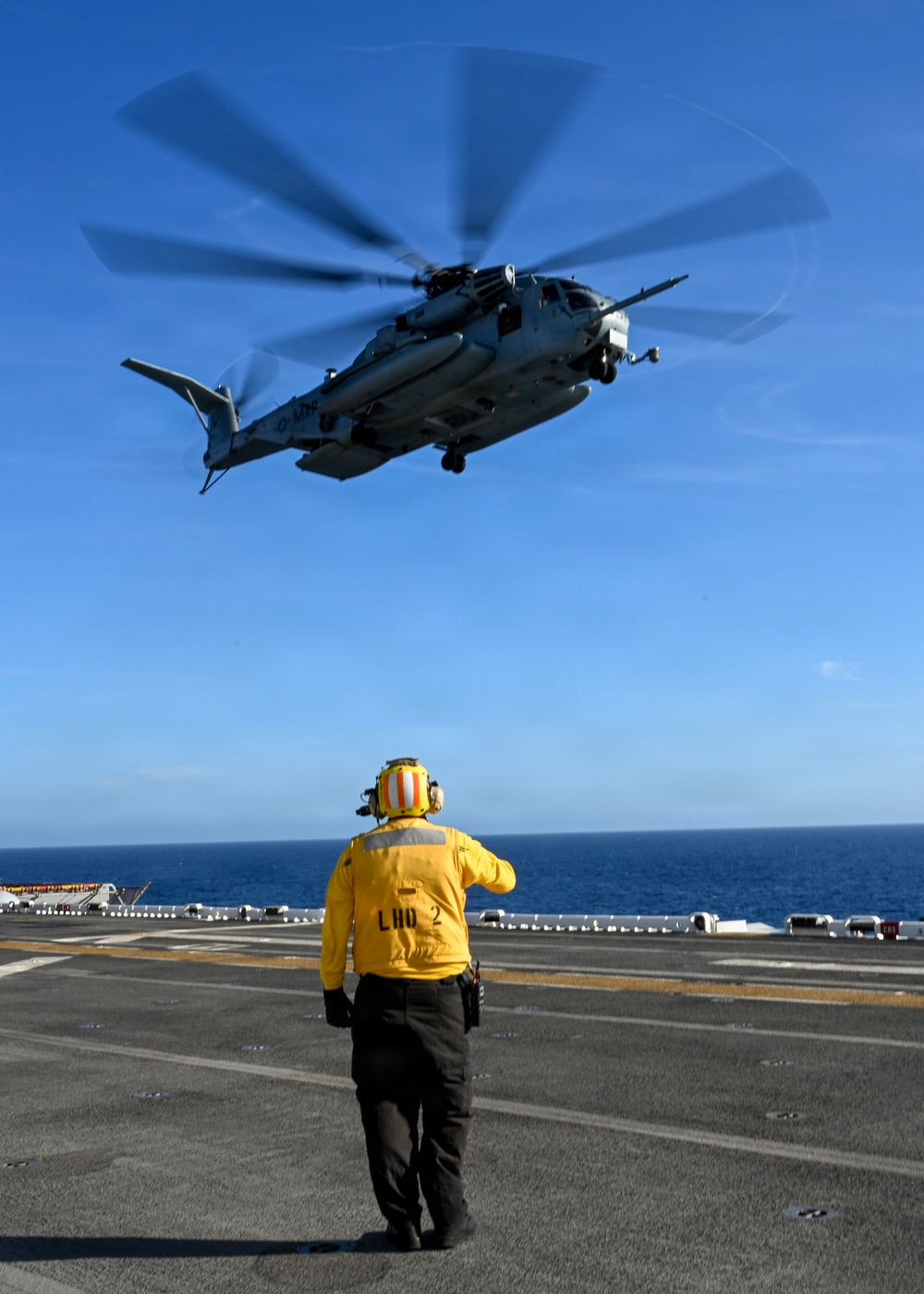 USS Essex Conducts flight Operations