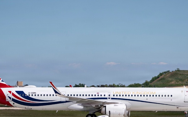 King Charles III and Queen Camilla arrive at Joint Base Andrews for state visit