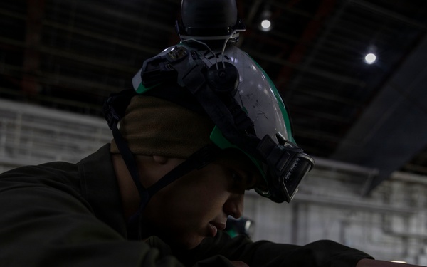 U.S. Marines with VMFA-542 conduct flight operations during exercise Red Flag-Alaska