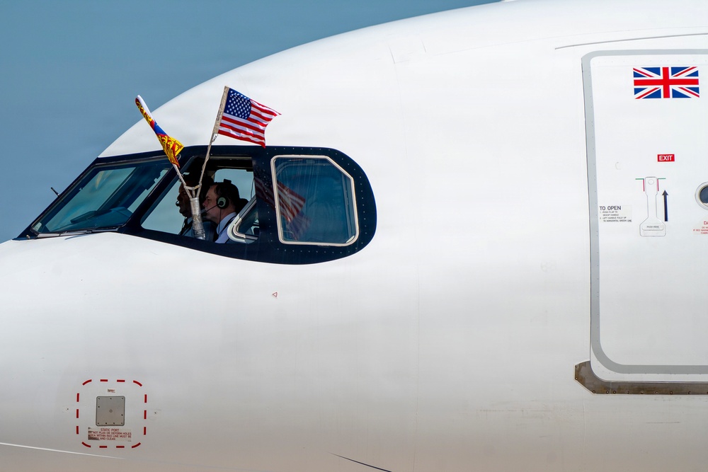 King Charles III and Queen Camilla arrive at Joint Base Andrews for state visit