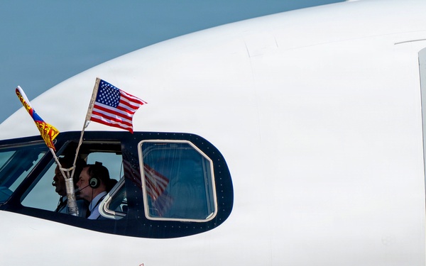 King Charles III and Queen Camilla arrive at Joint Base Andrews for state visit