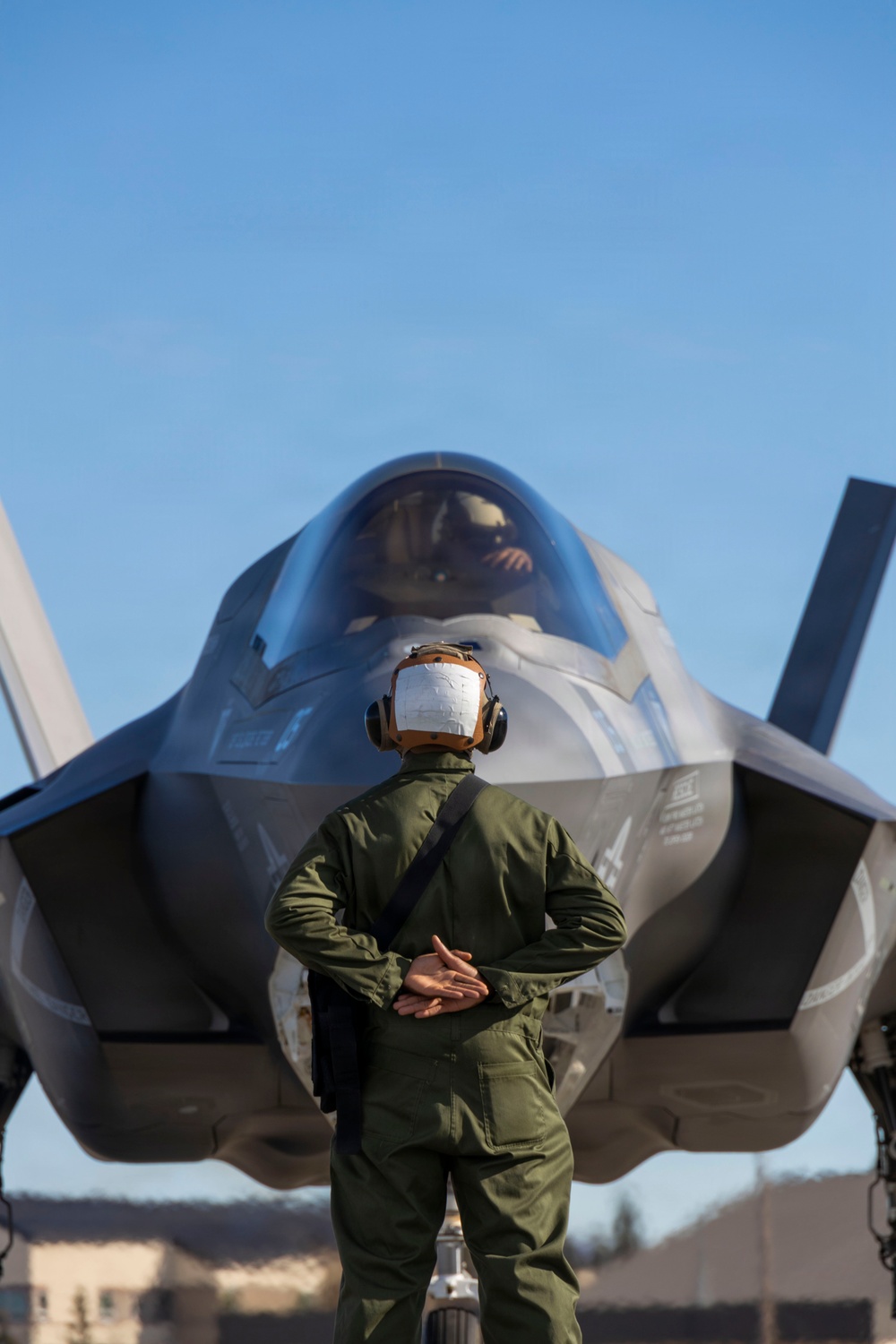 U.S. Marines with VMFA-542 conduct flight operations during exercise Red Flag-Alaska