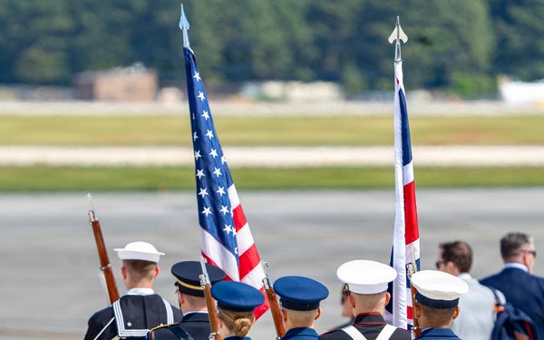 King Charles III and Queen Camilla arrive at Joint Base Andrews for state visit