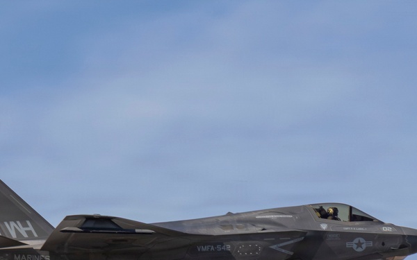 U.S. Marines with VMFA-542 conduct flight operations during exercise Red Flag-Alaska