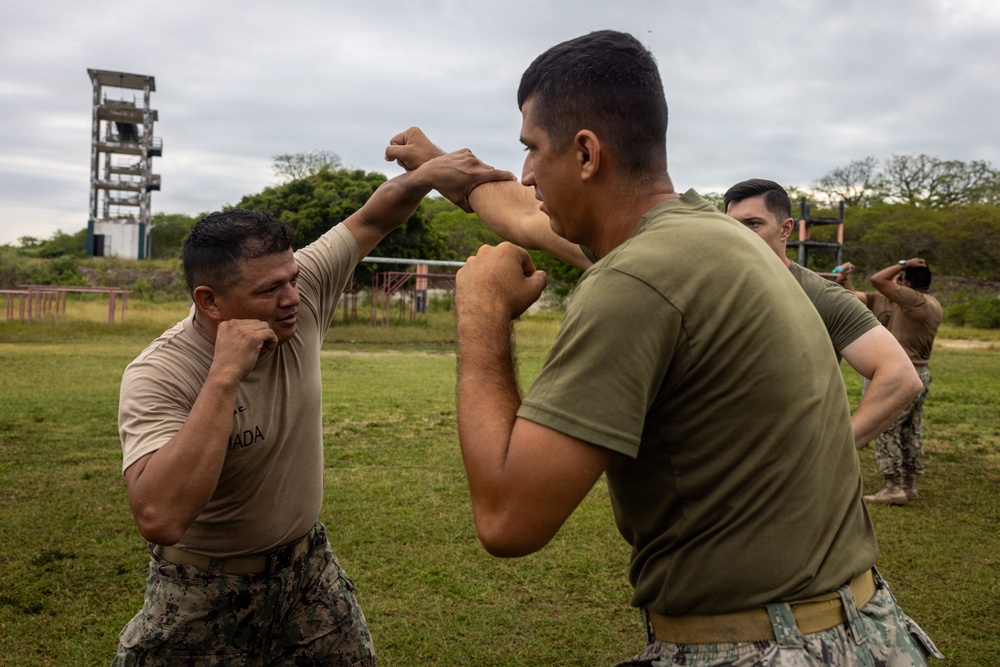 22nd MEU (SOC) | MCMAP with Ecuadorian Marines